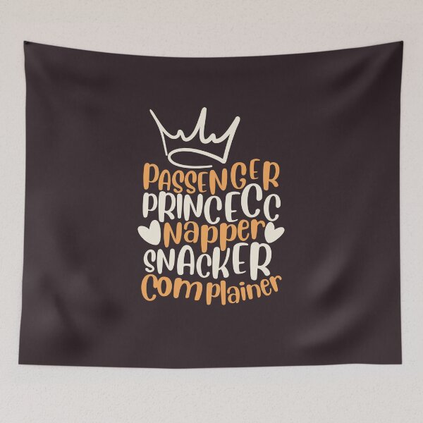Item preview, funny passenger princess with crown| designed and sold by Drive-Darling.