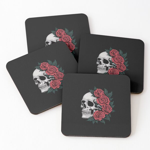 Item preview, Skull and Roses designed and sold by BugiDesignArt.