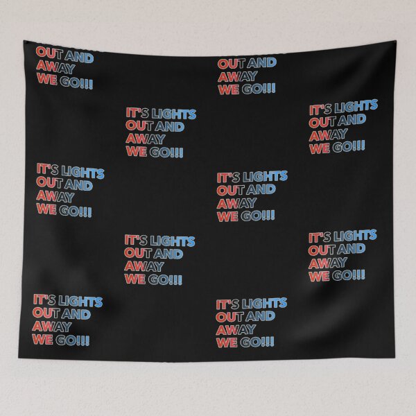 Item preview, It's Lights Out And Away We Go designed and sold by ZooStateofMind.