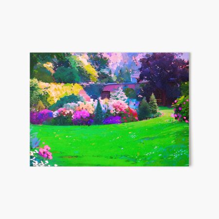 Item preview, Oxford, UK Garden Watercolor designed and sold by JEJ Visual Art.