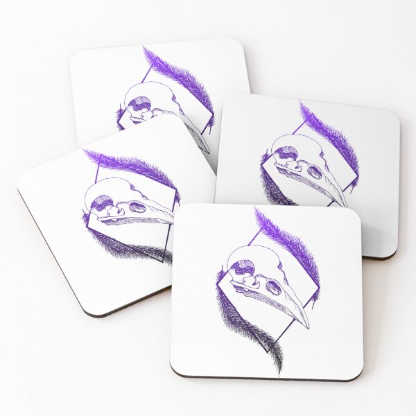 Item preview, Raven Skull Purple designed and sold by Jessieisaninja.