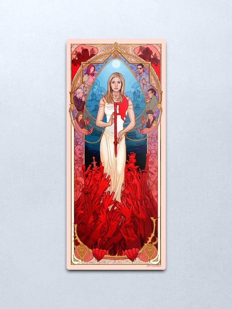 Alternate view of Buffy - The End Metal Print