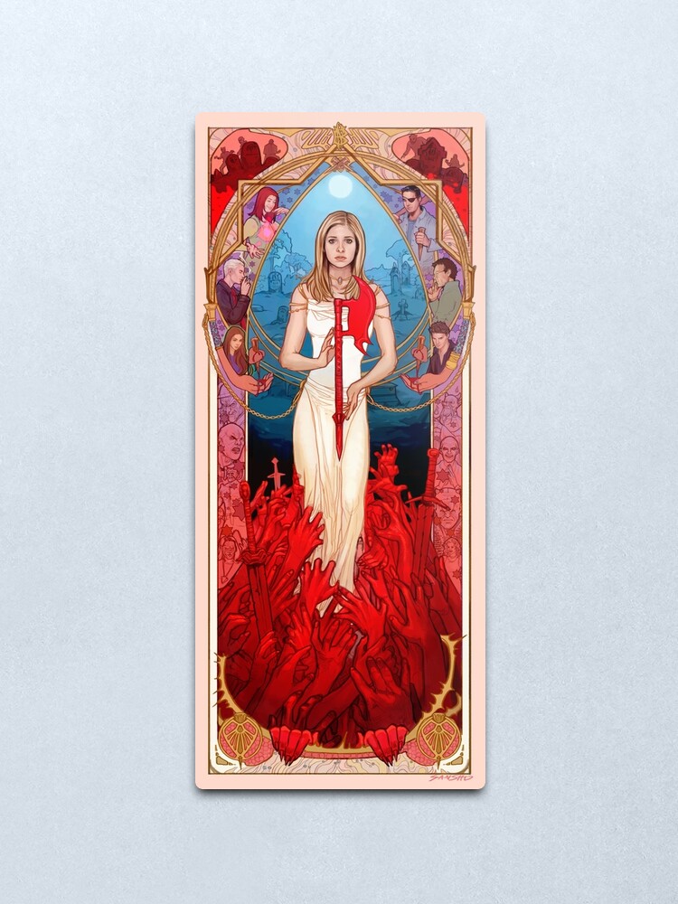 Alternate view of Buffy - The End Metal Print