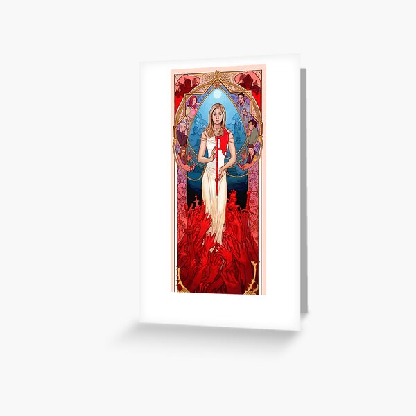 Buffy - The End Greeting Card