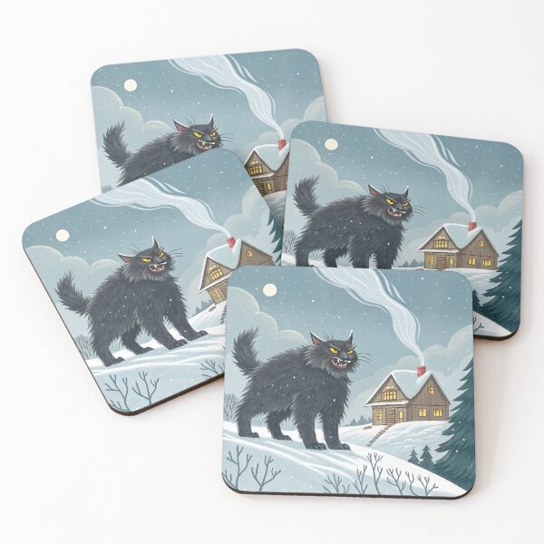 Item preview, Jólakötturinn (Yule Cat) 12 designed and sold by AIfolklore.