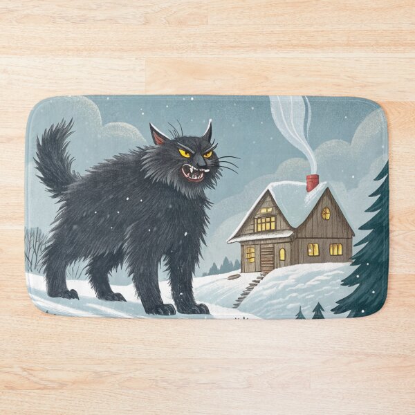 Item preview, Jólakötturinn (Yule Cat) 12 designed and sold by AIfolklore.