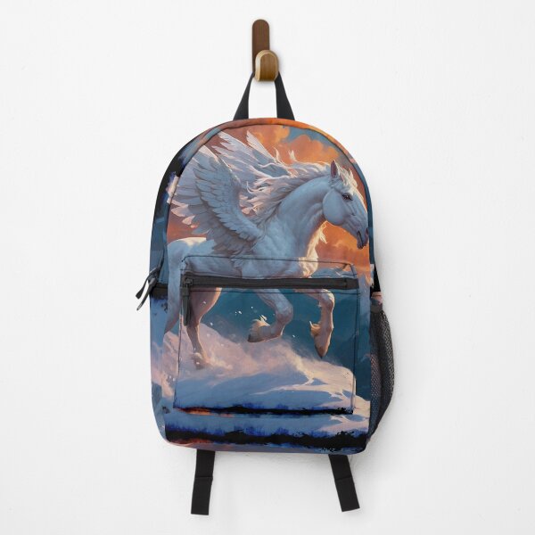 Item preview, Silver Pegasus on Mountainside designed and sold by Skye Ryan-Evans.