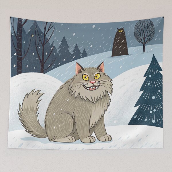 Item preview, Jólakötturinn (Yule Cat) 13 designed and sold by AIfolklore.