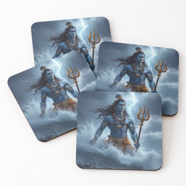 Item preview, Great Waves of Mahadev Mahakal  designed and sold by Eshant.