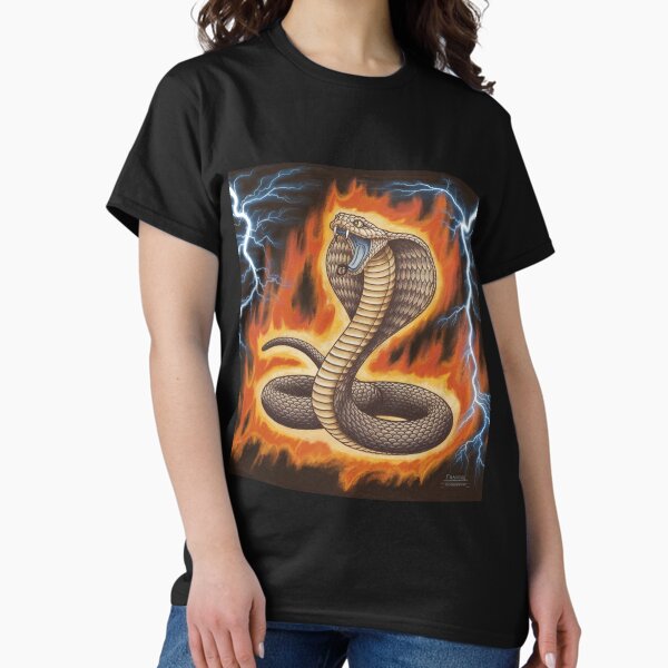 Item preview,  Cobra against a backdrop of fire and lightning. designed and sold by Lilashakti ⭐️ ⭐️ ⭐️ ⭐️ ⭐️.