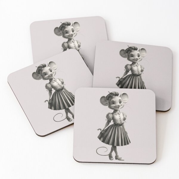 Item preview, an anthropomorphic mouse girl standing gracefully designed and sold by 123ks.