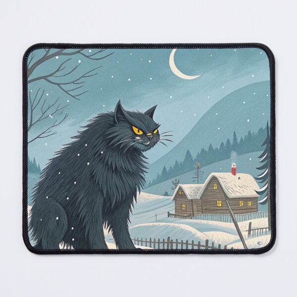 Item preview, Jólakötturinn (Yule Cat) 17 designed and sold by AIfolklore.