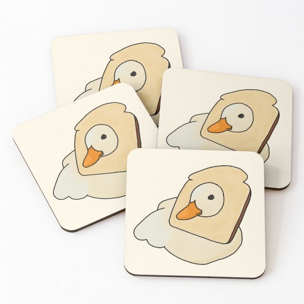Item preview, Silly goose with bread designed and sold by PrettyPinkyLady.