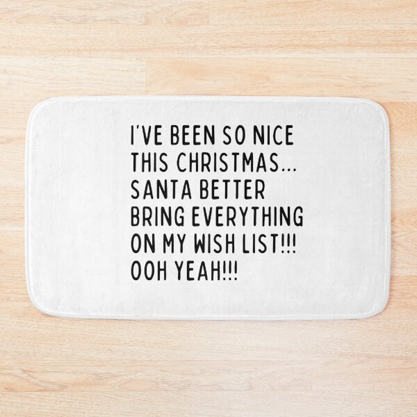 Item preview, I've been so nice this Christmas, not naughty! designed and sold by mksjr.