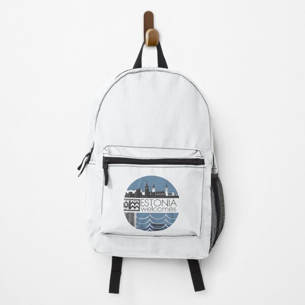 Item preview, Estonia Welcomes Flag Map Tallinn, Old Town designed and sold by AnimalsDH305.