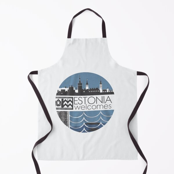 Item preview, Estonia Welcomes Flag Map Tallinn, Old Town designed and sold by AnimalsDH305.