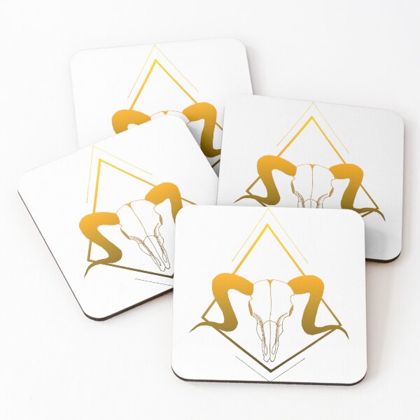 Item preview, Ram Skull Yellow designed and sold by Jessieisaninja.