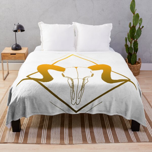 Item preview, Ram Skull Yellow designed and sold by Jessieisaninja.