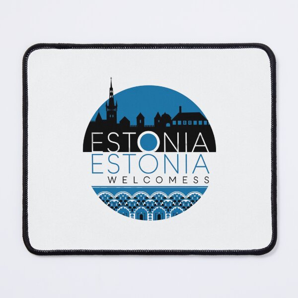Item preview, Estonia Welcomes Flag Map Tallinn, Old Town designed and sold by AnimalsDH305.