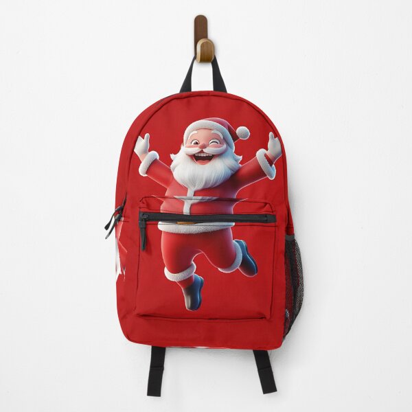 Item preview, Joyful Santa Claus Jumping in Festive Spirit designed and sold by Amr Siam.