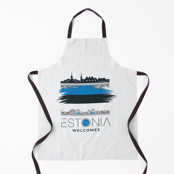 Item preview, Estonia Welcomes Flag Map Tallinn, Old Town designed and sold by AnimalsDH305.
