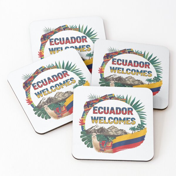 Item preview, Ecuador Welcomes Flag Map Quito, Galapagos designed and sold by AnimalsDH305.