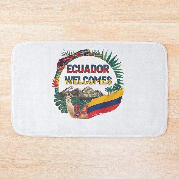 Item preview, Ecuador Welcomes Flag Map Quito, Galapagos designed and sold by AnimalsDH305.