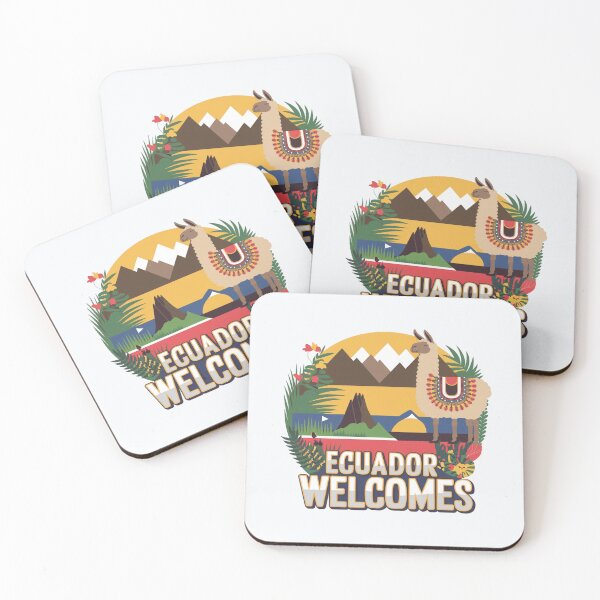 Item preview, Ecuador Welcomes Flag Map Quito, Galapagos designed and sold by AnimalsDH305.