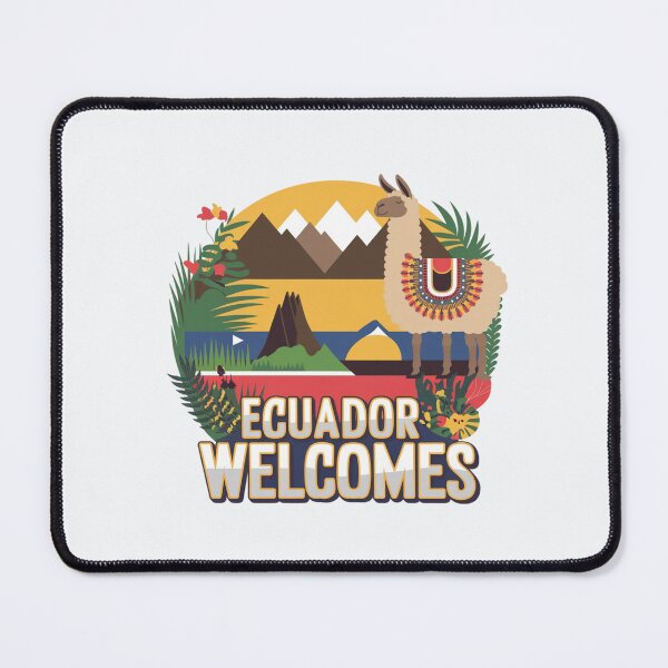 Item preview, Ecuador Welcomes Flag Map Quito, Galapagos designed and sold by AnimalsDH305.