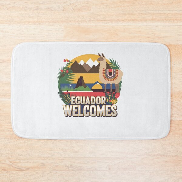 Item preview, Ecuador Welcomes Flag Map Quito, Galapagos designed and sold by AnimalsDH305.