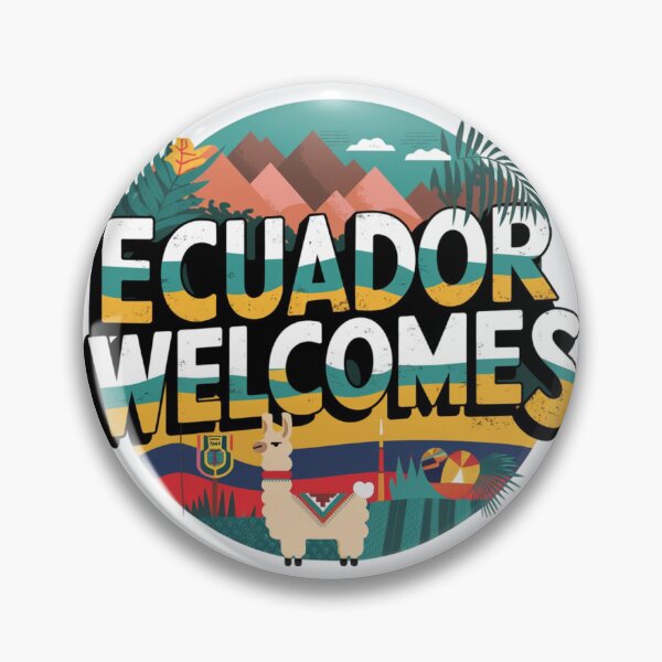 Item preview, Ecuador Welcomes Flag Map Quito, Galapagos designed and sold by AnimalsDH305.