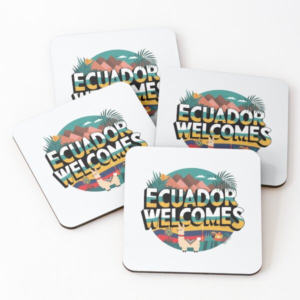 Item preview, Ecuador Welcomes Flag Map Quito, Galapagos designed and sold by AnimalsDH305.