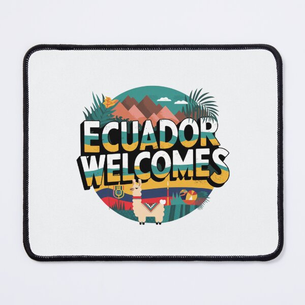 Item preview, Ecuador Welcomes Flag Map Quito, Galapagos designed and sold by AnimalsDH305.