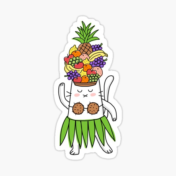 hawaiian fruit hat