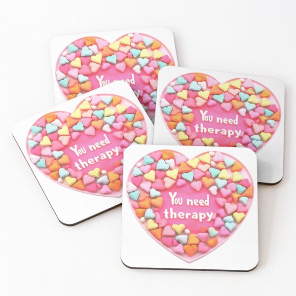Item preview, You need therapy candy heart designed and sold by MendaciousMina.