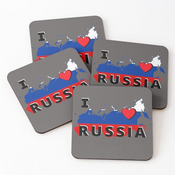 Item preview, I LOVE RUSSIA Russian Flag Patriotic Pro Russia  designed and sold by LGbubble.
