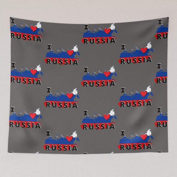 Item preview, I LOVE RUSSIA Russian Flag Patriotic Pro Russia  designed and sold by LGbubble.