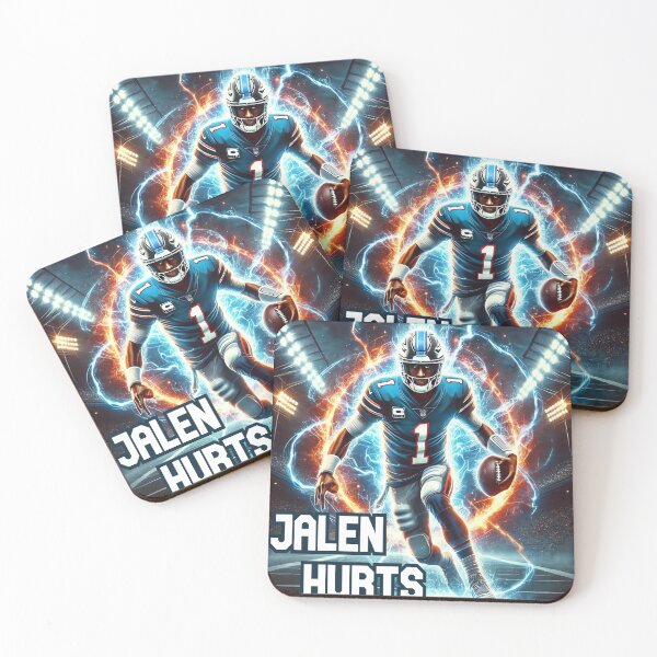 Item preview, Jalen Hurts in rain games designed and sold by diy-store.