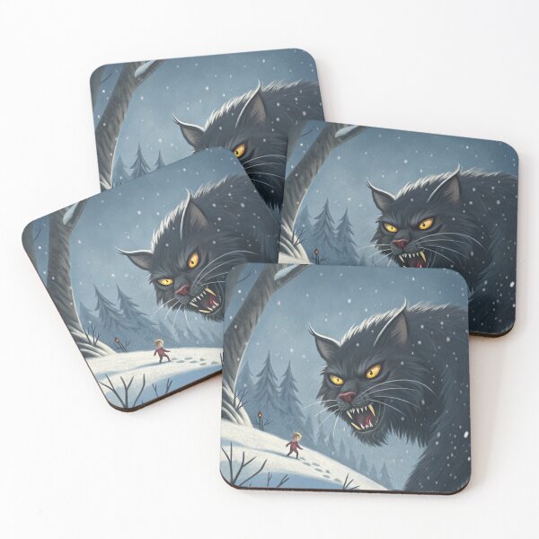 Item preview, Jólakötturinn (Yule Cat) 25 designed and sold by AIfolklore.