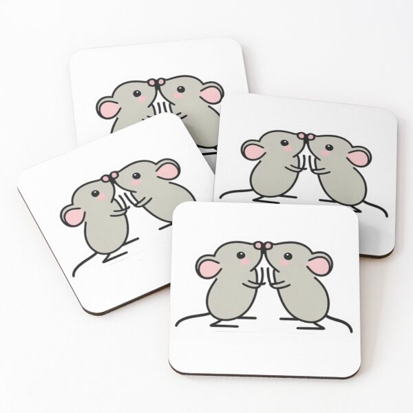 Item preview, Two little mice, love,happy valentine's day designed and sold by m-litomirskaya.