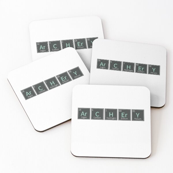 Item preview, Archery Periodic Table designed and sold by Kuuldiga.