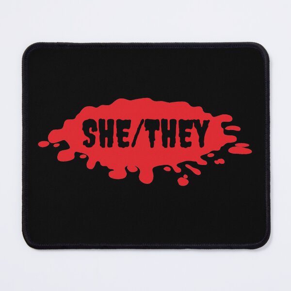 Item preview, She/They Spooky Pronouns designed and sold by anniejo99.