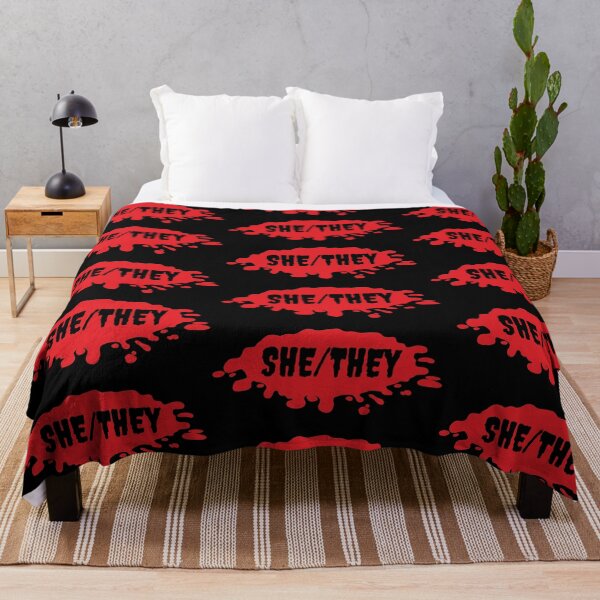 Item preview, She/They Spooky Pronouns designed and sold by anniejo99.
