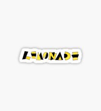 Lemonade lettering Sticker
