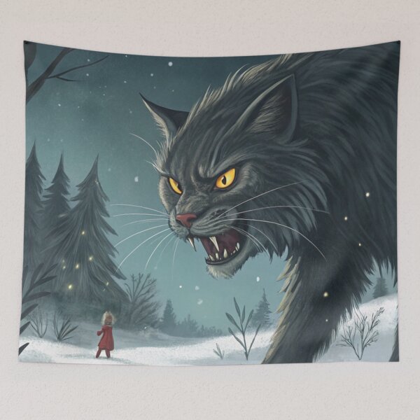 Item preview, Jólakötturinn (Yule Cat) 29 designed and sold by AIfolklore.