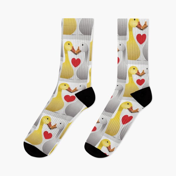 Item preview, Two ducks in love, yellow duck, valentine's day designed and sold by m-litomirskaya.