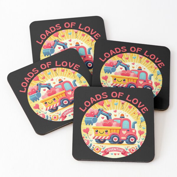 Item preview, Loads Of Love Vehicle Valentine's Day Loventive designed and sold by Maggie Mustard.