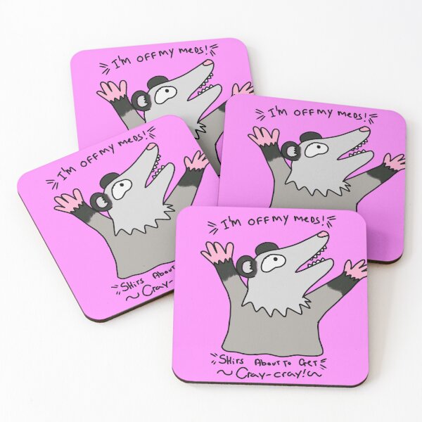Item preview, Off my meds possum designed and sold by Jmablesonart.