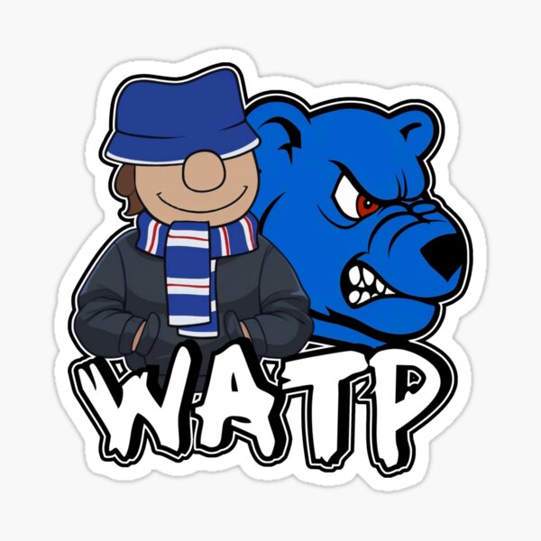 Item preview, WATP Glasgow is Blue designed and sold by canvasriddle.