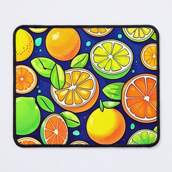 Item preview, Fresh Citrus Slice Pattern designed and sold by Health And Fitness Posts e-Store.